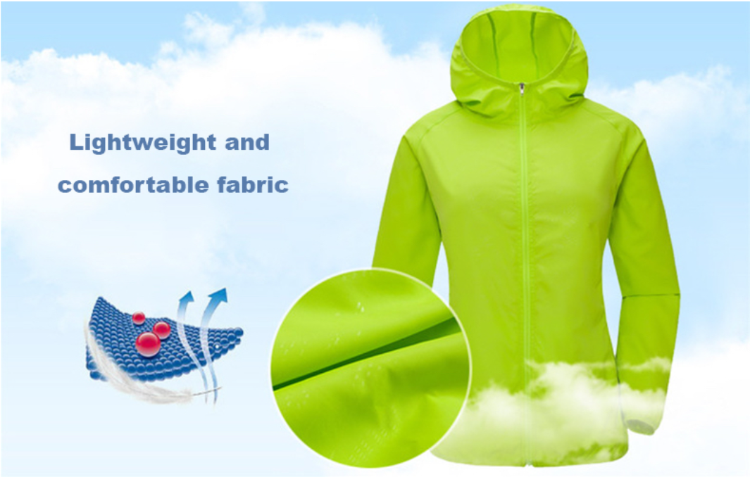 Camping Rain Jacket Men Women Waterproof Sun Protection Clothing Fishing Hunting Clothes Quick Dry Skin Windbreaker With Pocket