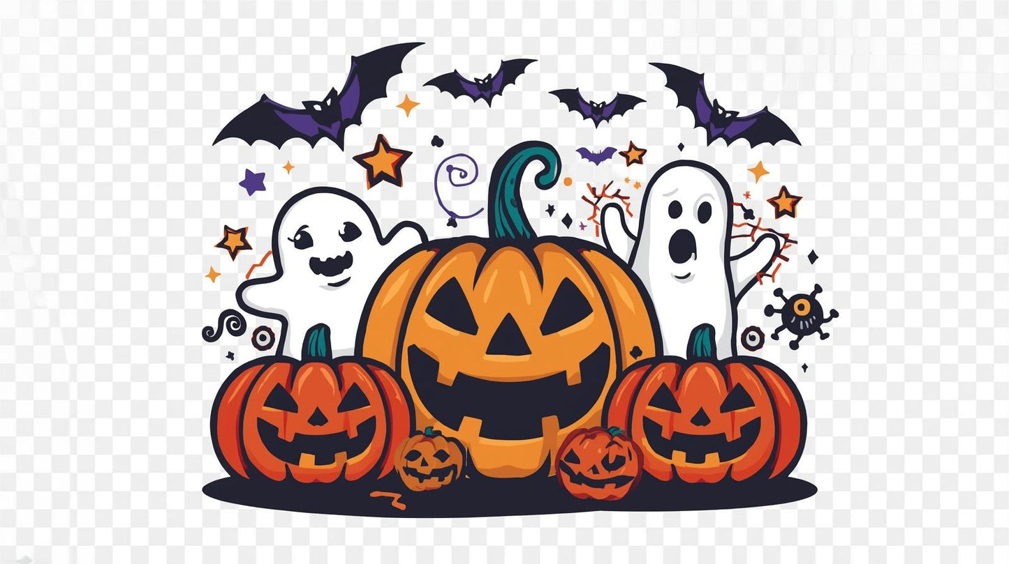 Halloween Pumpkin Graphic Tee, Unisex Oversized T-Shirt, Spooky Season Apparel, Fall Fashion, Halloween Party Outfit